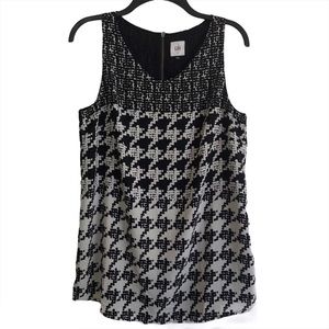- CAbi black and White women’s top Sz S/CH‎